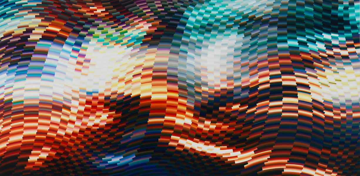 EP96, 2016 &ndash; 125 x 255 cm; Öl auf Aluminium