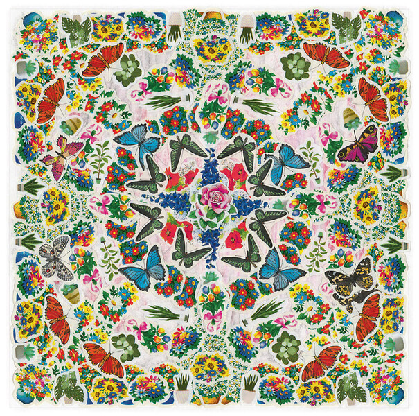 Ohne Titel (Kalender für das Jahr 2023, Blatt für den Monat August) 2022/23 &ndash; 27 x 29,7 cm
Aufkleber, Buntstift und Bleistift auf Papier; Foto: Studio Michael Franz