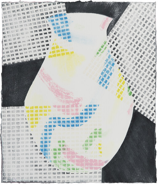 Pop, 2026 &ndash; 39 x 32 cm; Kasein/Pigment auf Papier; Foto: Studio Jasmin Schmidt