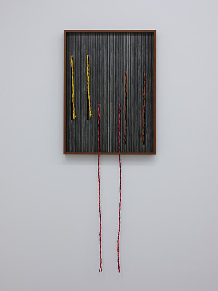 Naht (7), 2023 &ndash; 74 cm x 54 cm; Aquarell, Papier; Foto: Annette Kradisch