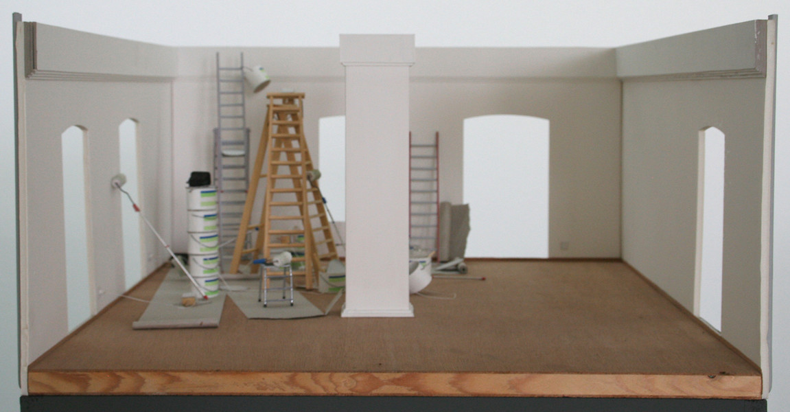 Vom Fach, 1997 &ndash; Modell; 63 x 53 x 28 cm; diverse Materialien