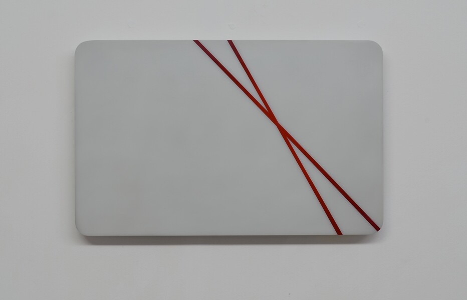225012012, 2012 &ndash; 38 x 60 x 3,5 cm; Öl/Acrylglas,Aluminiumschichtplatte