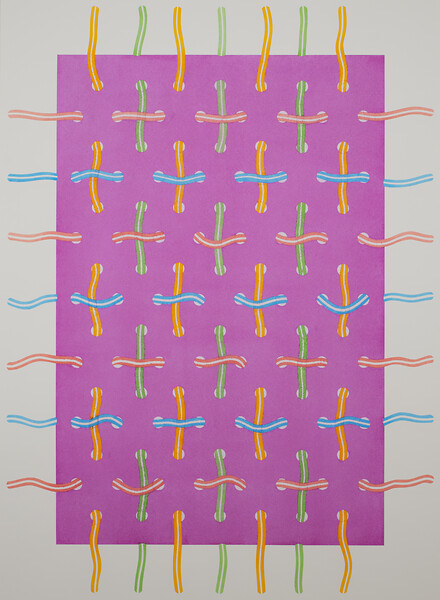 Ohne Titel (für D. 4), 2025 &ndash; 74 x 54 cm; Aquarell, Papier; Foto: Annette Kradisch