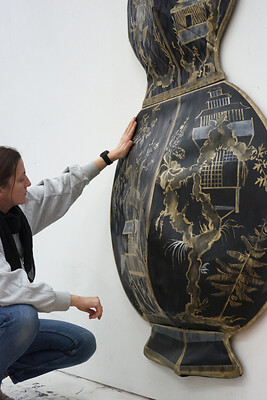 Jasmin Schmidt (Werkprozess „treehouse vessel, 2026”) &ndash; Foto: Studio Jasmin Schmidt