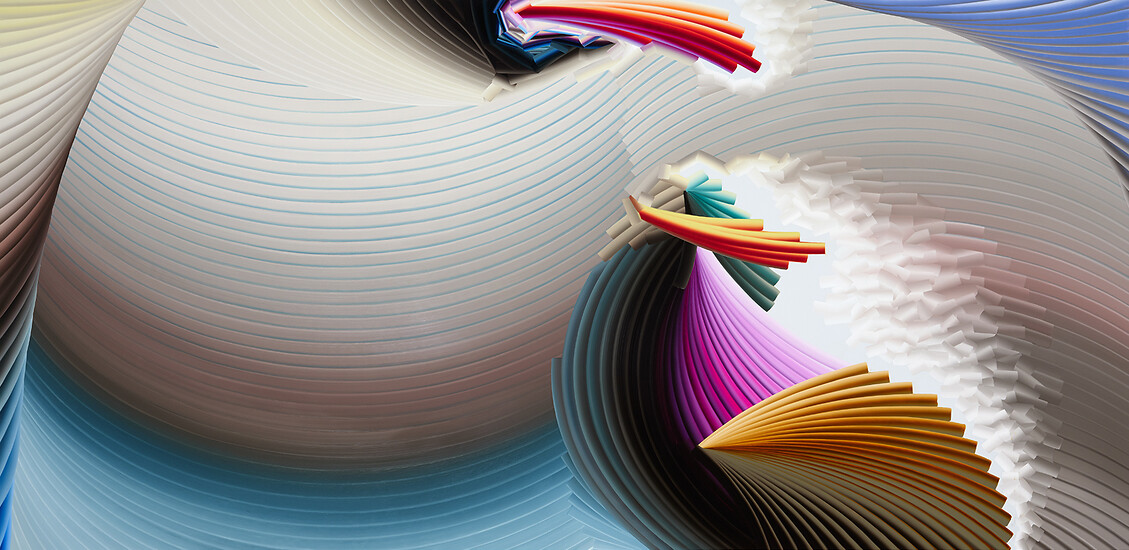 EP141, 2019 &ndash; 125 x 255 cm; Öl auf Aluminium; Foto: Annette Kradisch