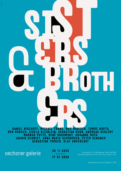 Ausstellungsplakat (Gestaltung: Gillitzer.net)