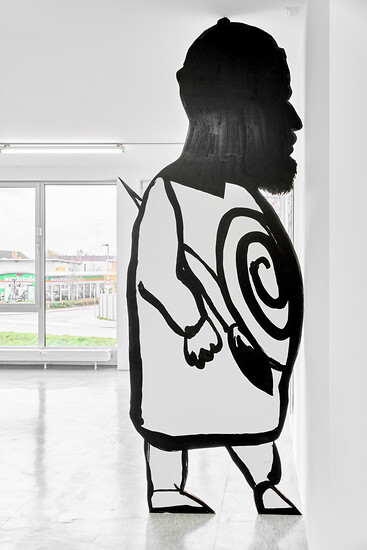 Ausstellungsansicht „Sei mein Freund” Sebastian Tröger und Steve Viezens &ndash; Foto: Tim Hufnagl