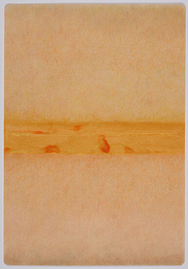 mea lux (6), 2021 &ndash; 24,6 x 17,1 cm; Tusche und Buntstift auf Papier; Foto Annette Kradisch