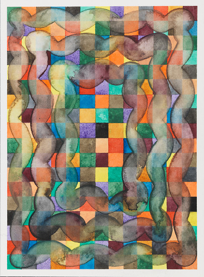 lichten (10), 2020 &ndash; 19 x 14 cm; Aquarell, Papier; Foto: Annette Kradisch