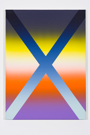 B 491, 2010 &ndash; 55 x 40 cm; Acryl auf Leinwand; Foto Annette Kradisch