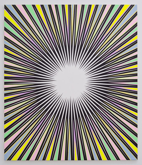 B 630, 2018 &ndash; 140 x 120 cm; Acryl auf Leinwand; Foto: Annette Kradisch