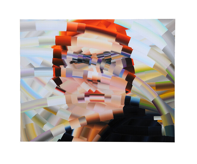 EP173 „Maik”, 2023 &ndash; 34,3 x 43,4 cm; Öl auf Aluminium; Foto: Studio Gerhard Mayer