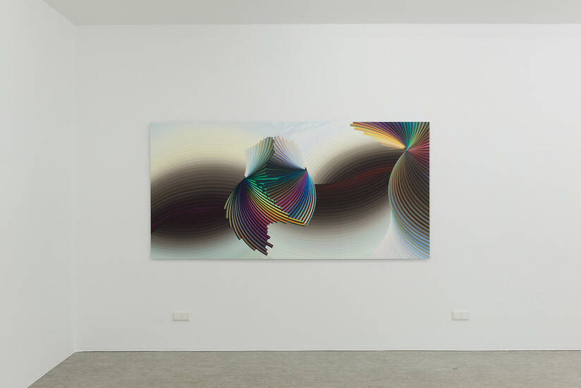 EP151, 2021 &ndash; 125 x 255 cm; Öl auf Aluminium; Foto: Annette Kradisch
