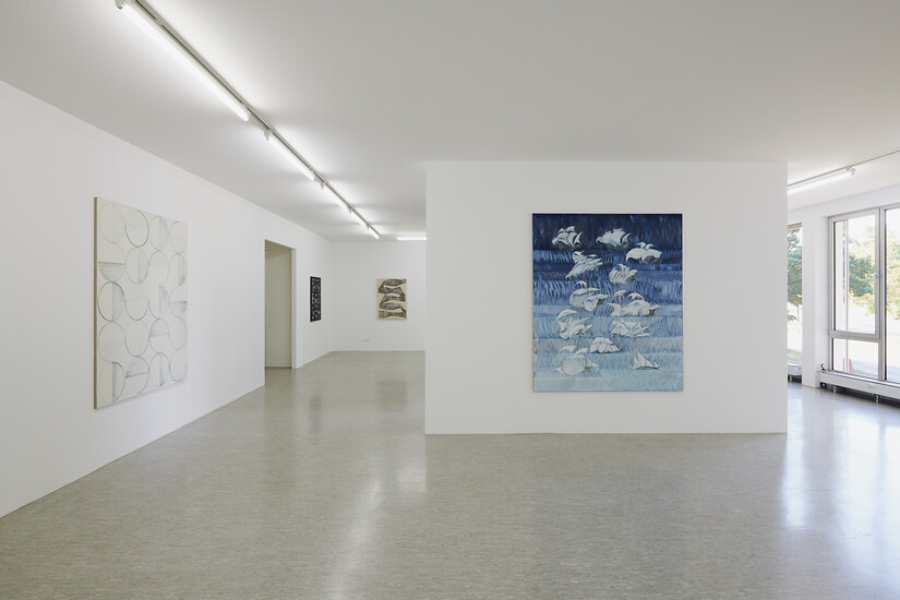 Ausstellungsansicht Jasmin Schmidt - Immer der gleiche Raum &ndash; Foto: Annette Kradisch