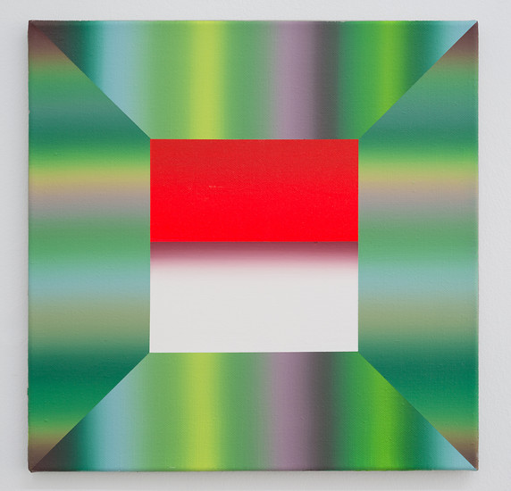 B 621, 2016 &ndash; 45 x 45 cm; Acryl auf Leinwand; Foto: Annette Kradisch