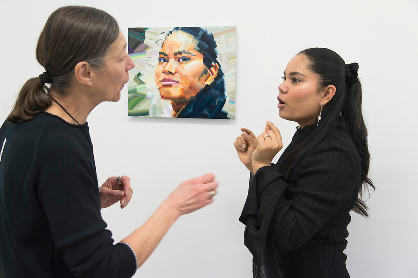 Ausstellungseröffnung, Foto: Rainer Kradisch