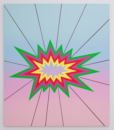 B 625; 2017 &ndash; 140 x 120 cm; Acryl auf Leinwand; Foto: Annette Kradisch