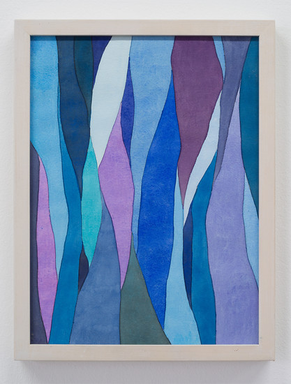 o. T. (Himmelfall), 2019 &ndash; 40 x 30 cm; Aquarell auf Papier; Foto: Annette Kradisch