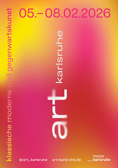 Ausstellungsplakat art karlsruhe 2026