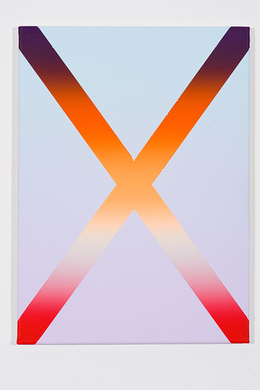 B 492, 2010 &ndash; 55 x 40 cm; Acryl auf Leinwand; Foto Annette Kradisch