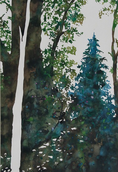 „the missing“, 2008 &ndash; 35 x 25 cm; Aquarell auf Papier; Foto: Annette Kradisch