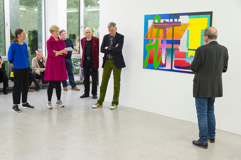 Ausstellungseröffnung: Dr. Julia Galandi-Pascual und Ben Hübsch &ndash; Foto: Rainer Kradisch