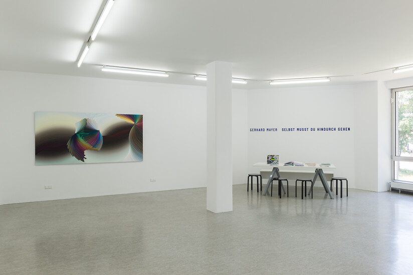 Ausstellungsansicht: Gerhard Mayer - Selbst musst du hindurch gehen &ndash; Foto: Annette Kradisch