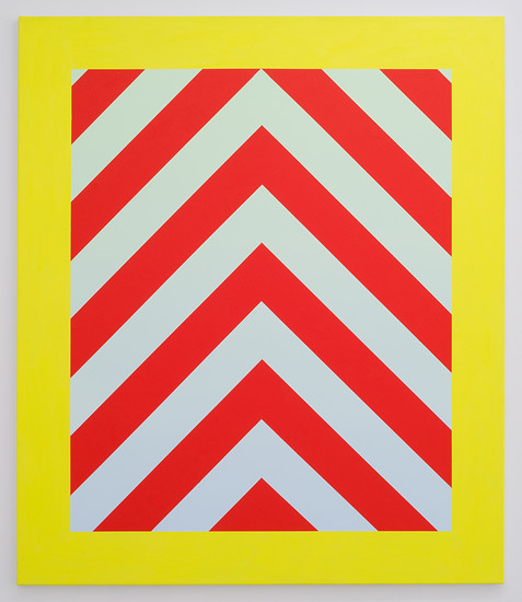 B 626, 2017 &ndash; 140 x 120 cm; Acryl auf Leinwand; Foto: Annette Kradisch