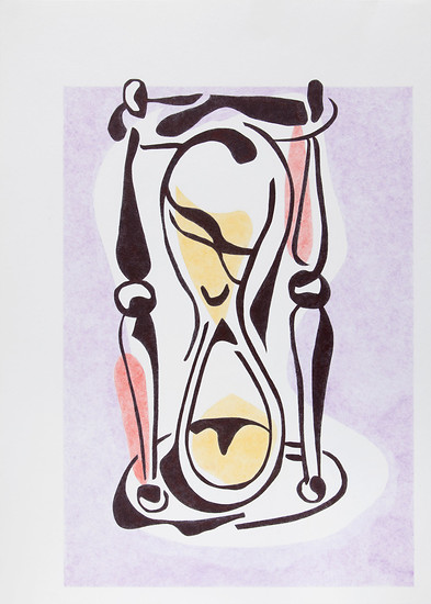 Ohne Titel, 2013 &ndash; 70 x 50 cm; Bleistift, Buntstift, Kugelschreiber / Papier