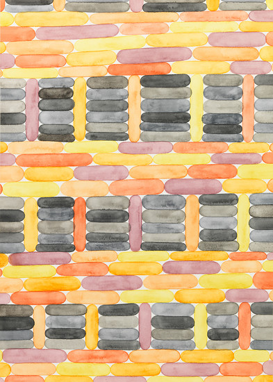 Paroli (4), 2018 &ndash; 35 x 25 cm; Aquarell, Papier; Foto: Annette Kradisch