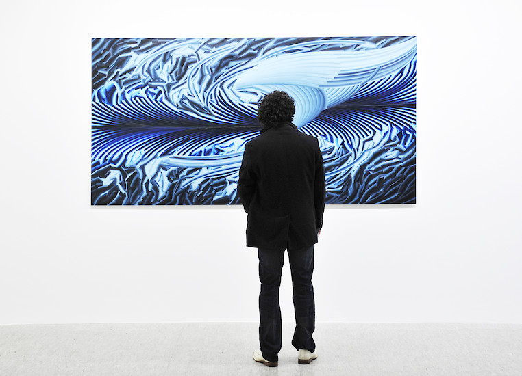 EP # 49, 2012 &ndash; 125 x 255 cm; Öl auf Aluminium