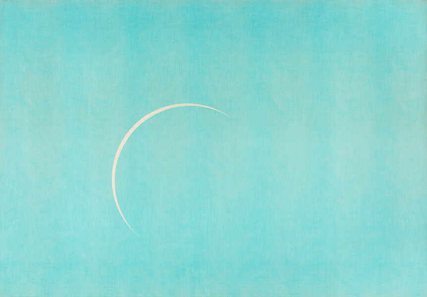 Ohne Titel (Mondsichel), Blatt 1, 2014 &ndash; 70 x 100 cm; Papier