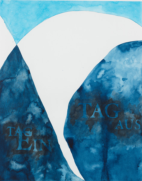 Die ewige Wiederkehr (Tag ein, Tag aus), 2014 &ndash; 49 x 40 cm; Bleistift, Tusche auf Papier