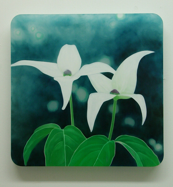 182006 b-bh, 2006 &ndash; 64x64x5 cm; Öl auf Acrylglas