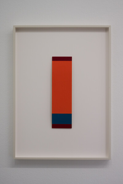 ohne Titel I, 2021 &ndash; 26,7 x 7,4 x 1,5 cm ; zwei Blöcke ineinander greifend; Foto: Annette Kradisch