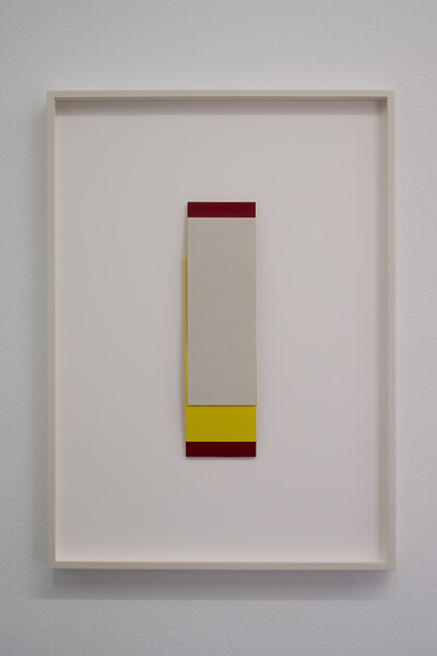 ohne Titel II, 2021 &ndash; 26,7 x 7,4 x 1,5 cm ; zwei Blöcke ineinander greifend; Foto: Annette Kradisch